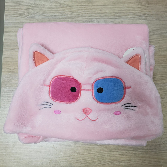 Pink Cat Blanket